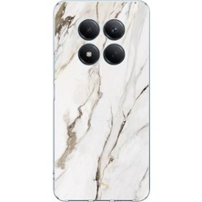 TechTree Redmi Note 15 Pro 5g Uyumlu Beyaz Mermer Baskılı Silikon Kılıf