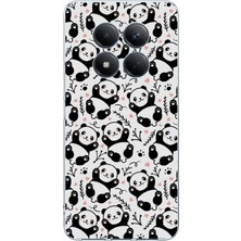 TechTree Redmi Note 15 Pro Plus Uyumlu Minik Pandalar Baskılı Silikon Kılıf