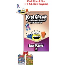 Yağmur Çocuk Kedi Çocuk 5 - Kedi Çocuk Çizgi Roman Kulübü Fenomenler Son Kitap (Şubat 2026) + 1 Ad. Dev Boyama