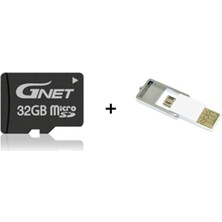 GNET32GB 10CLASS Microsd Hafızakartı ve Otg Adaptör