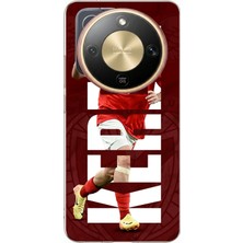 TechTree Honor Magic 8 Lite Uyumlu Kerem Aktürkoğlu Benfica Baskılı Silikon Kılıf