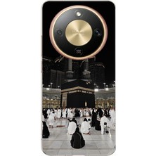 TechTree Honor Magic 8 Lite Uyumlu Kabe Umre Baskılı Silikon Kılıf