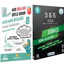 Sinan Kuzucu Yayınları 8. Sınıf 2026 Lgs Meb Böyle Sorar Anlam Bilgisi Soru Bankası ve Türkçe 365 Gün Soru Bankası