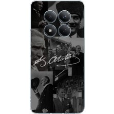 TechTree Redmi Note 15 Pro 5g Uyumlu Kemal Atatürk Imza Baskılı Silikon Kılıf