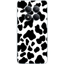 TechTree Redmi Note 15 Pro 4g Uyumlu Inek Desenli Tasarımlı Baskılı Silikon Kılıf