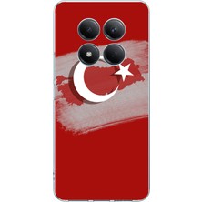 TechTree Redmi Note 15 Pro Plus Uyumlu Türkiye Harita Detaylı Türk Bayrağı Baskılı Silikon Kılıf