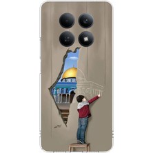 TechTree Redmi Note 15 4g Uyumlu Mescid-I Aksa Duvar Baskılı Silikon Kılıf