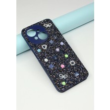 FoxPower Tecno Spark Go 2025 Taşlı Kılıf Gül Desenli Silikon Kılıf