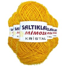 5 Adet Mimoza Kristal Işıltılı Şal Patik Yelek Ipi 75 Nemere