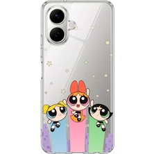 TechTree Infinix Smart 10 Uyumlu Powerpuff Girls Tasarımlı Baskılı Silikon Kılıf
