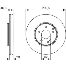 İTHAL FREN DISKI ON MERCEDES W203 CL203 C209 W210 R170