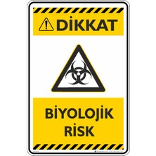 İsg Tabelam 35X50CM/KOMPOZIT/DIKKAT!BIYOLOJIK Risk