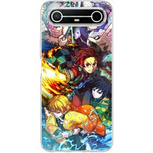 TechTree Tecno Spark Slim 5g Uyumlu Demon Slayer Efsanesi:iblis Avcıları Baskılı Silikon Kılıf