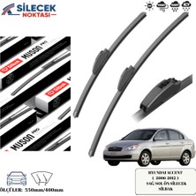Hyundaı Accent   ( 2006-2012 ) Araca Özel Ön Sağ-Sol Silecek Silbak  550MM/400MM SB2216U