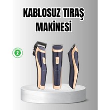 Nemere Unisex Şarjlı Saç ve Sakal Tıraş Makinesi – Ayarlanabilir Tarak Başlıkları, Sessiz Motor N