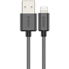Iberry C105L USB A To Lıghtnıng 12 W Hasır Kablo