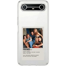 TechTree Tecno Spark Slim 5g Uyumlu Friends Mini Poster Tasarımlı Baskılı Silikon Kılıf