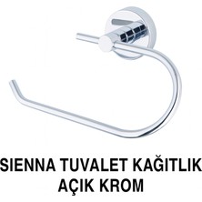 Onno Sienna Tuvalet Kağıtlık Açık Krom