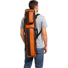 Pusula Oyun Verano Deri Bilardo Istaka Çantası - 4 Dip ve 8 Şaft Taşıma Kapasitesi