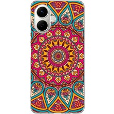 TechTree Tecno Spark Go 2 Uyumlu Mandala Baskılı Silikon Kılıf