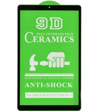 Maks Technology Galaxy Tab A 10.1 (2019) T510 Uyumlu ​mkst Tablet Seramik Ekran Koruyucu-Siyah