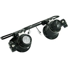 Gözlük Model Çıft LED Aydınlatma Saat Onarımı Için Harika Büyüteç Nemere