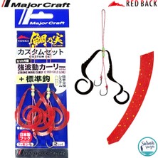 Major Craft Rb Sw Curly Tai Rubber Iğneli Yedek Kuyruk #02 Red Gold (2 Adet)