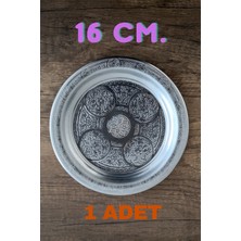 Binbir Trend 16 cm Paslanmaz Krom Çelik Meze Servis Tabağı - Restoran ve Ev Tipi