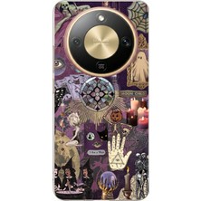 TechTree Honor Magic 8 Lite Uyumlu Hallowen Cadılar Astroloji Baskılı Silikon Kılıf
