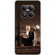 TechTree Redmi Note 15 Pro Plus Uyumlu Atatürk Ilk Meclis Konuşması Baskılı Silikon Kılıf