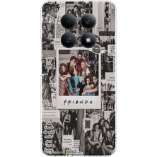 TechTree Redmi Note 15 4g Uyumlu Friends Nostalji Tasarımlı Tasarımlı Baskılı Silikon Kılıf