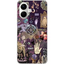 TechTree Infinix Smart 10 Uyumlu Hallowen Cadılar Astroloji Baskılı Silikon Kılıf