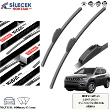 Jeep Compass   ( 2017>2021 ) Araca Özel Ön Sağ-Sol Silecek Silbak  600MM/450MM SB2418U