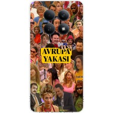 TechTree Redmi Note 15 4g Uyumlu Avrupa Yakası Baskılı Silikon Kılıf