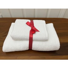 Banyodünyam %100 Pamuklu Kalın Dokulu  2'li Banyo Havlu Seti (Büyük Banyo Havlusu ve Baş/yüz  Havlusu)