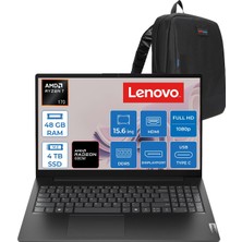 Lenovo V15 G6 Arp Amd Ryzen™ 7 170 48GB Ddr5 4tb SSD Amd Radeon™ 680M Graphics 15.6" Fhd (1920X1080) IPS 300NITS Freedos Taşınabilir Bilgisayar 83V40026TXF20+ZETTAÇANTA