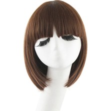 Luz&Pos Kahverengi Küt Peruk Saç