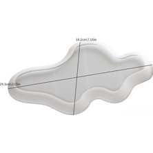 Hobiflex Silikon Kalıp Taş Tozu Ithal Dekoratif Büyük Sunum Tabak Kalıbı Epoksi Reçine HB320-0156