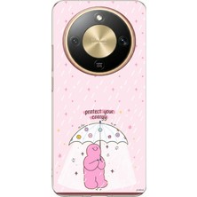 TechTree Honor Magic 8 Lite Uyumlu Protect Your Energy Tasarımlı Baskılı Silikon Kılıf