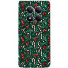 TechTree Redmi Note 15 Pro 5g Uyumlu Yılbaşı Çam Ağacı ve Baston Şeker Baskılı Silikon Kılıf