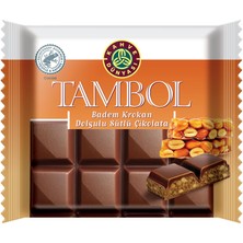 Kahve Dünyası Tambol Badem Krokan Dolgulu Sütlü Çikolata 100 gr