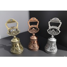 Meya Design Istanbul Temalı Dekoratif Metal Çan ve Açacak – Turistik Hediyelik Masaüstü Obje