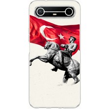 TechTree Tecno Spark Slim 5g Uyumlu Onur Anıtı Detaylı Atatürk Baskılı Silikon Kılıf