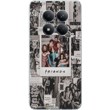 TechTree Redmi Note 15 Pro Plus Uyumlu Friends Nostalji Tasarımlı Tasarımlı Baskılı Silikon Kılıf