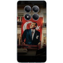 TechTree Redmi Note 15 Pro Plus Uyumlu Dev Bayrak Detaylı Atatürk Baskılı Silikon Kılıf