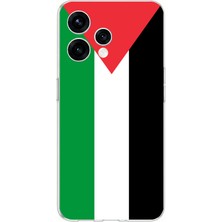 TechTree Oppo  Reno 15 - Reno 15F Uyumlu Filistin Bayrağı Baskılı Silikon Kılıf