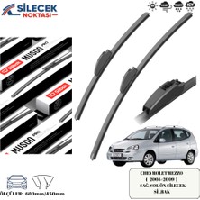 Chevrolet Rezzo ( 2005 > 2009 ) Araca Özel Ön Sağ-Sol Silecek Silbak  600MM/450MM SB2418U