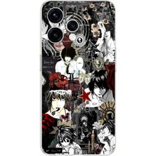 TechTree Oppo  Reno 15 - Reno 15F Uyumlu Death Note Kolaj Tasarımlı Baskılı Silikon Kılıf