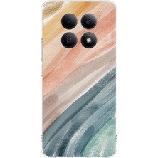 TechTree Redmi Note 15 4g Uyumlu Modern Renk Paleti Baskılı Silikon Kılıf