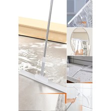 Nemere Teleskobik Saplı Çekçek Yersil Kauçuk Uçlu Uzun Saplı Su Çekici- Duş -Cam -Araba -Banyo Sile